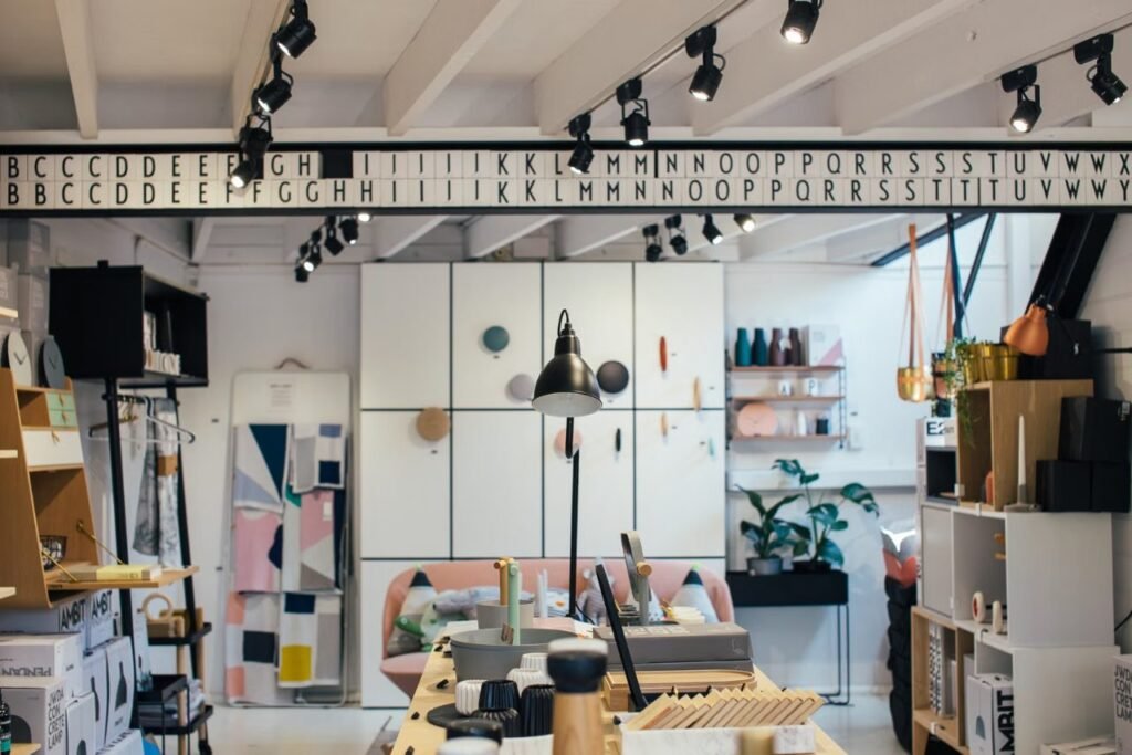 Showroom de muebles de diseño del caso Casa Volta